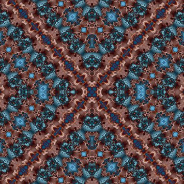 Kusursuz desenli soyut kare. Soyut arkaplan. Doku yaratıcı modern kaleydoskop