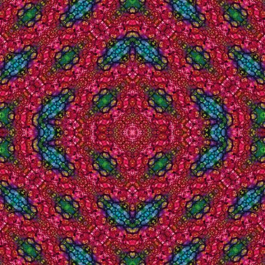 Kusursuz soyut kare deseni. Soyut arkaplan. Yaratıcı doku. Kaleydoskop sanatı