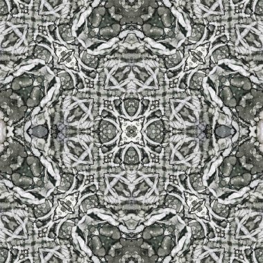 Kusursuz desenli soyut kare. Soyut arkaplan. Doku yaratıcı modern kaleydoskop