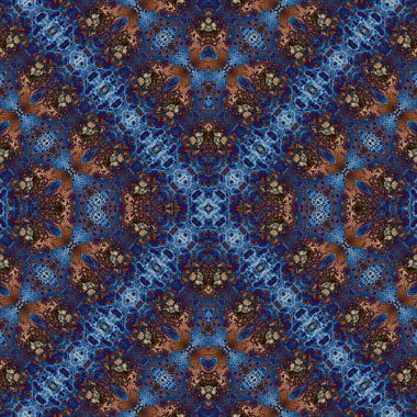 Kusursuz desenli soyut kare. Soyut arkaplan. Doku yaratıcı modern kaleydoskop