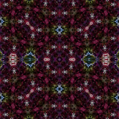 Kusursuz desenli soyut kare. Soyut arkaplan. Doku yaratıcı modern kaleydoskop