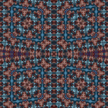 Kusursuz desenli soyut kare. Soyut arkaplan. Doku yaratıcı modern kaleydoskop