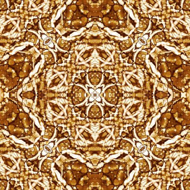 Kusursuz desenli soyut kare. Soyut arkaplan. Doku yaratıcı modern kaleydoskop