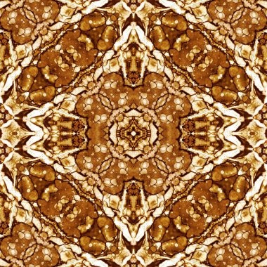 Kusursuz soyut kare deseni. Soyut arkaplan. Yaratıcı doku. Kaleydoskop sanatı