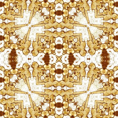 Kusursuz desenli soyut kare. Soyut arkaplan. Doku yaratıcı modern kaleydoskop