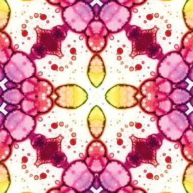 Kusursuz soyut kare deseni. Soyut arkaplan. Yaratıcı doku. Kaleydoskop sanatı