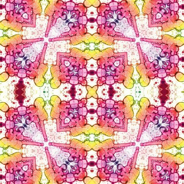 Kusursuz desenli soyut kare. Soyut arkaplan. Doku yaratıcı modern kaleydoskop