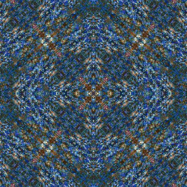 Kusursuz desenli soyut kare. Soyut arkaplan. Doku yaratıcı modern kaleydoskop