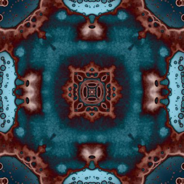 Kusursuz soyut kare deseni. Soyut arkaplan. Yaratıcı doku. Kaleydoskop sanatı