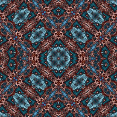 Kusursuz soyut kare deseni. Soyut arkaplan. Yaratıcı doku. Kaleydoskop sanatı