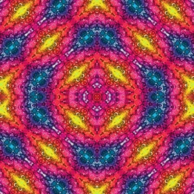 Kusursuz soyut kare deseni. Soyut arkaplan. Yaratıcı doku. Kaleydoskop sanatı