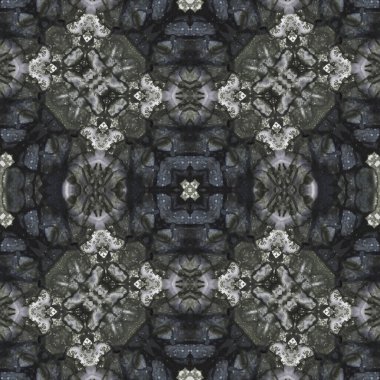 Kusursuz desenli soyut kare. Soyut arkaplan. Doku yaratıcı modern kaleydoskop