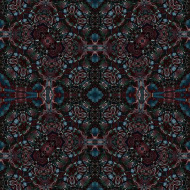 Kusursuz desenli soyut kare. Soyut arkaplan. Doku yaratıcı modern kaleydoskop