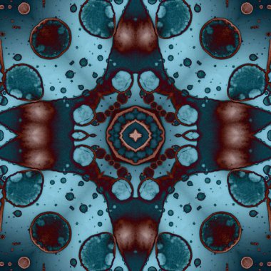 Kusursuz soyut kare deseni. Soyut arkaplan. Yaratıcı doku. Kaleydoskop sanatı