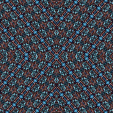 Kusursuz desenli soyut kare. Soyut arkaplan. Doku yaratıcı modern kaleydoskop