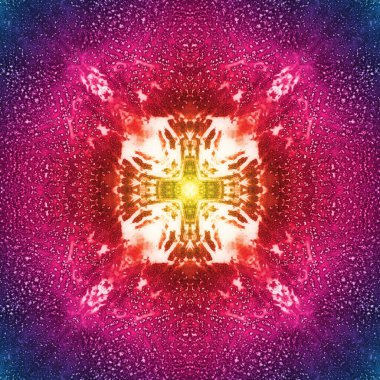 Kusursuz soyut kare deseni. Soyut arkaplan. Yaratıcı doku. Kaleydoskop sanatı