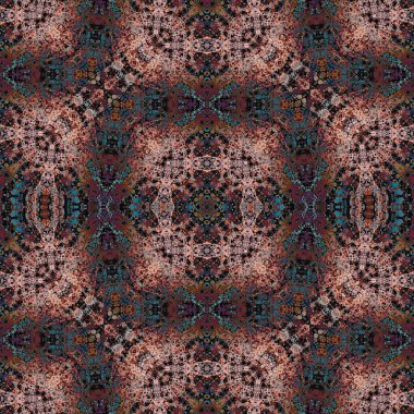 Kusursuz desenli soyut kare. Soyut arkaplan. Doku yaratıcı modern kaleydoskop