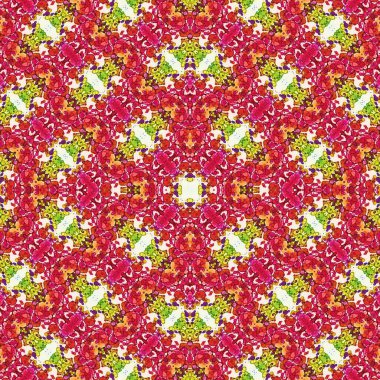 Kusursuz desenli soyut kare. Soyut arkaplan. Doku yaratıcı modern kaleydoskop