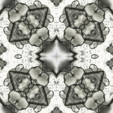 Kusursuz soyut kare deseni. Soyut arkaplan. Yaratıcı doku. Kaleydoskop sanatı