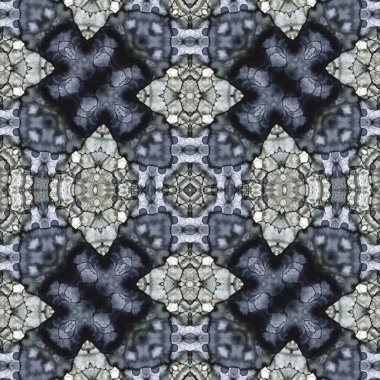 Kusursuz desenli soyut kare. Soyut arkaplan. Doku yaratıcı modern kaleydoskop