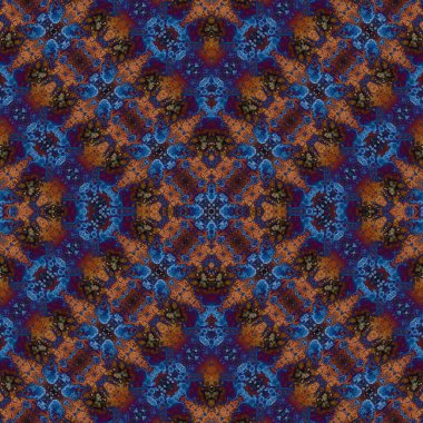 Kusursuz desenli soyut kare. Soyut arkaplan. Doku yaratıcı modern kaleydoskop