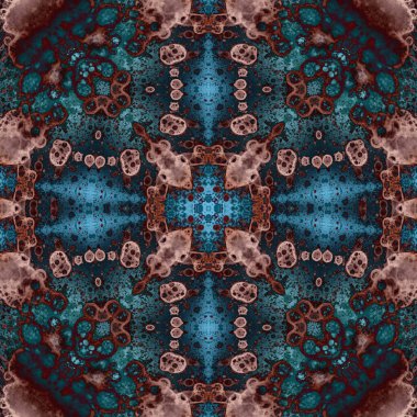 Kusursuz soyut kare deseni. Soyut arkaplan. Yaratıcı doku. Kaleydoskop sanatı