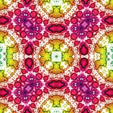 Kusursuz desenli soyut kare. Soyut arkaplan. Doku yaratıcı modern kaleydoskop