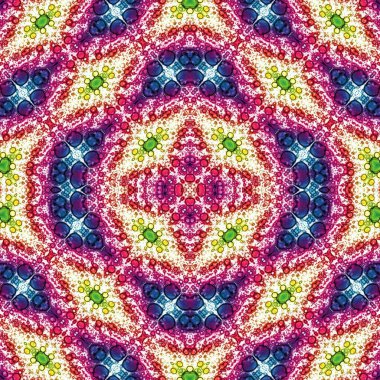 Kusursuz soyut kare deseni. Soyut arkaplan. Yaratıcı doku. Kaleydoskop sanatı