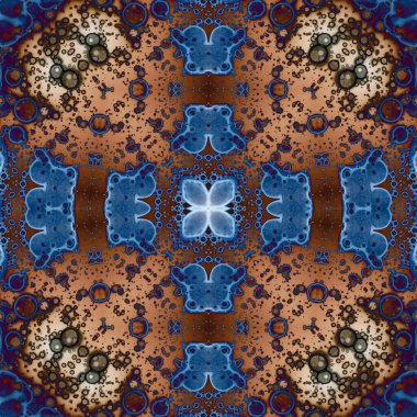 Kusursuz soyut kare deseni. Soyut arkaplan. Yaratıcı doku. Kaleydoskop sanatı