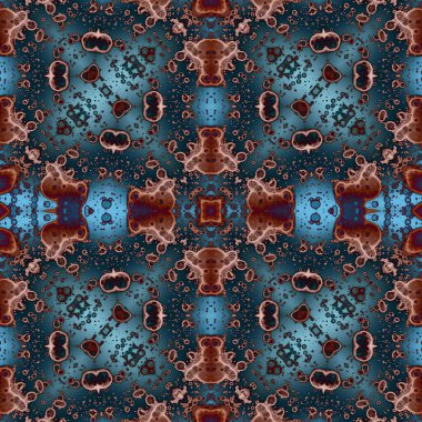 Kusursuz desenli soyut kare. Soyut arkaplan. Doku yaratıcı modern kaleydoskop