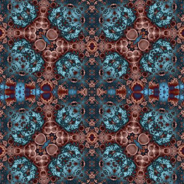 Kusursuz desenli soyut kare. Soyut arkaplan. Doku yaratıcı modern kaleydoskop