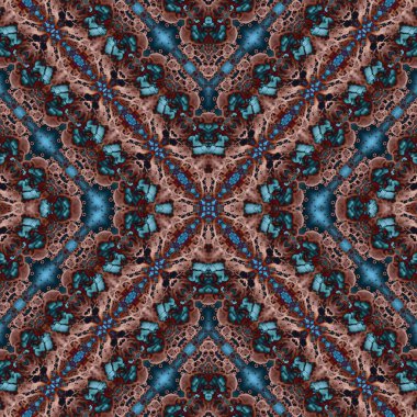 Kusursuz desenli soyut kare. Soyut arkaplan. Doku yaratıcı modern kaleydoskop