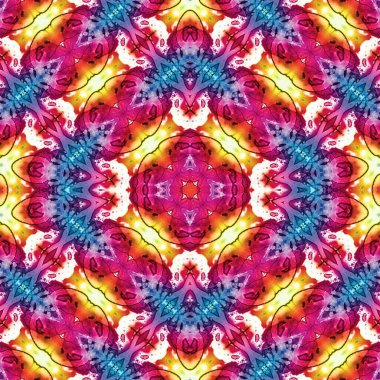 Kusursuz soyut kare deseni. Soyut arkaplan. Yaratıcı doku. Kaleydoskop sanatı