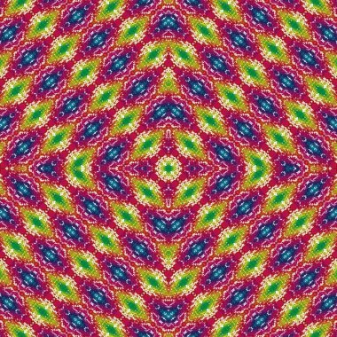 Kusursuz desenli soyut kare. Soyut arkaplan. Doku yaratıcı modern kaleydoskop