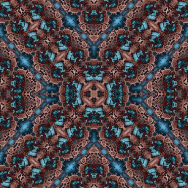 Kusursuz soyut kare deseni. Soyut arkaplan. Yaratıcı doku. Kaleydoskop sanatı