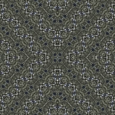 Kusursuz desenli soyut kare. Soyut arkaplan. Doku yaratıcı modern kaleydoskop