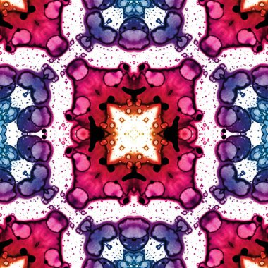 Kusursuz desenli soyut kare. Soyut arkaplan. Doku yaratıcı modern kaleydoskop