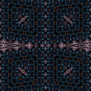 Kusursuz desenli soyut kare. Soyut arkaplan. Doku yaratıcı modern kaleydoskop