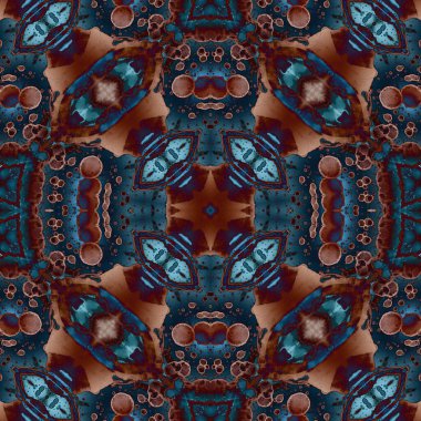 Kusursuz desenli soyut kare. Soyut arkaplan. Doku yaratıcı modern kaleydoskop