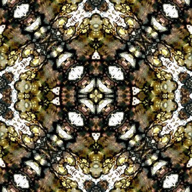 Kusursuz desenli soyut kare. Soyut arkaplan. Doku yaratıcı modern kaleydoskop