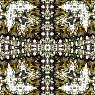 Kusursuz desenli soyut kare. Soyut arkaplan. Doku yaratıcı modern kaleydoskop