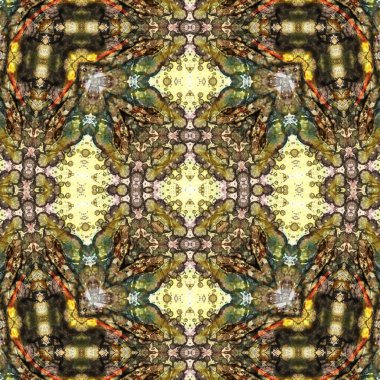 Kusursuz desenli soyut kare. Soyut arkaplan. Doku yaratıcı modern kaleydoskop