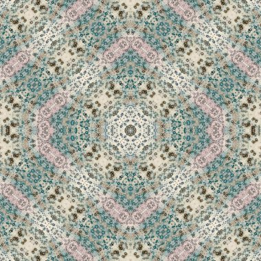 Kusursuz desenli soyut kare. Soyut arkaplan. Doku yaratıcı modern kaleydoskop