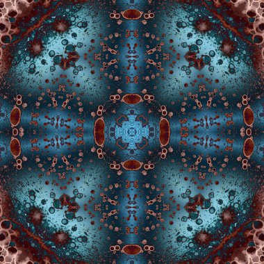 Kusursuz desenli soyut kare. Soyut arkaplan. Doku yaratıcı modern kaleydoskop