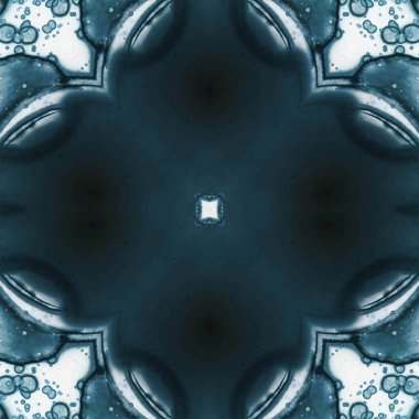 Kusursuz desenli soyut kare. Soyut arkaplan. Doku yaratıcı modern kaleydoskop