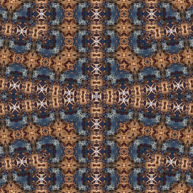 Kusursuz desenli soyut kare. Soyut arkaplan. Doku yaratıcı modern kaleydoskop