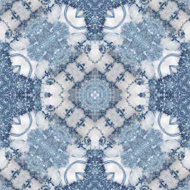 Kusursuz desenli soyut kare. Soyut arkaplan. Doku yaratıcı modern kaleydoskop