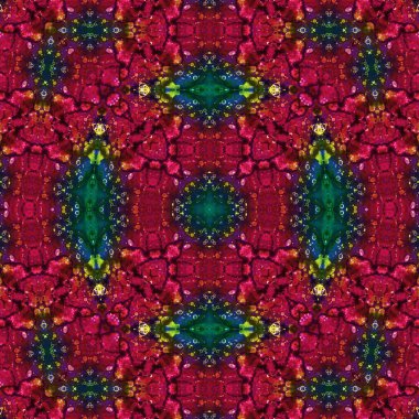 Kusursuz desenli soyut kare. Soyut arkaplan. Doku yaratıcı modern kaleydoskop