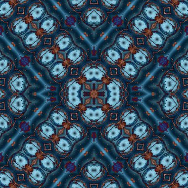 Kusursuz desenli soyut kare. Soyut arkaplan. Doku yaratıcı modern kaleydoskop