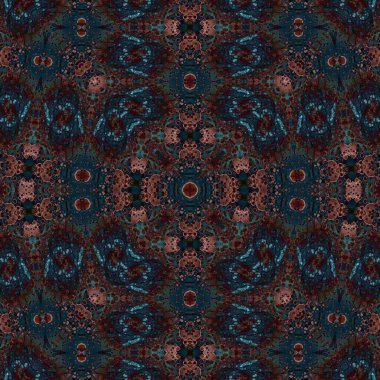 Kusursuz desenli soyut kare. Soyut arkaplan. Doku yaratıcı modern kaleydoskop